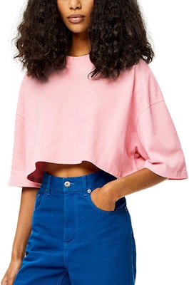 (W) LOEWE SS22 粉色短版刺繡Logo短袖T恤 S540Y22X16-7200 Purchase (W) LOEWE SS22 粉色短版刺繡Logo短袖T恤 S540Y22X16-7200