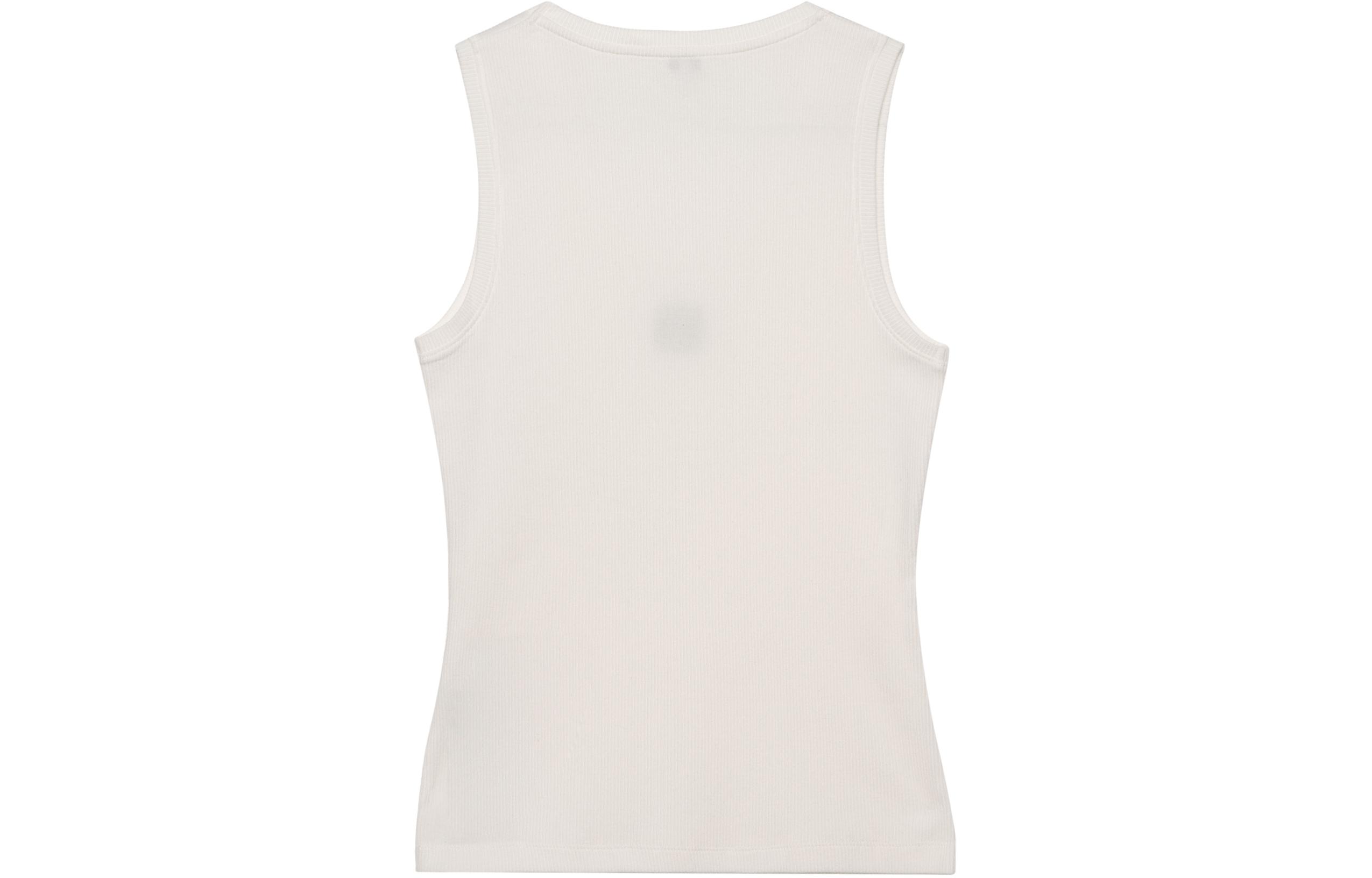 Lookbook (W) 로에베 SS22 화이트 로고 자수 민소매 탱크탑. S540Y07XA2-2100