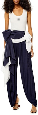 (W) 로에베 SS22 화이트 로고 자수 민소매 탱크탑. S540Y07XA2-2100 Shop (W) 로에베 SS22 화이트 로고 자수 민소매 탱크탑. S540Y07XA2-2100