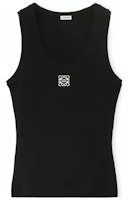 (Women) LOEWE SS22 Anagram Solid Color Knit Tank Top with Embroidered Logo - Women. S540Y07XA2-1100 (Women) LOEWE SS22 Anagram Solid Color Knit Tank Top with Embroidered Logo - Women. S540Y07XA2-1100