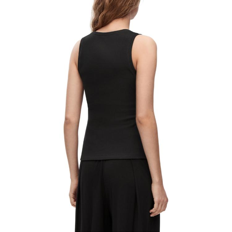 Details for (W) LOEWE SS22 Anagram Baju Tank Warna Solid dengan Logo Sulam - Wanita. S540Y07XA2-1100