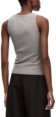 (Women) LOEWE SS22 Anagram Solid Color Knit Tank Top with Embroidered Logo - Women. S540Y07XA2-1100 1