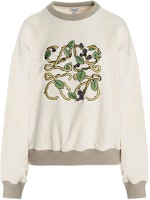 (W) LOEWE 2022春夏米色棉质刺绣Logo圆领卫衣 S800Y24X02-2423 Order (W) LOEWE 2022春夏米色棉质刺绣Logo圆领卫衣 S800Y24X02-2423