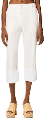 (Women) LOEWE SS22 Paula's Ibiza White Textured Cotton Cropped Pants. S616Y04X25-2100 Shop (Women) LOEWE SS22 Paula's Ibiza White Textured Cotton Cropped Pants. S616Y04X25-2100