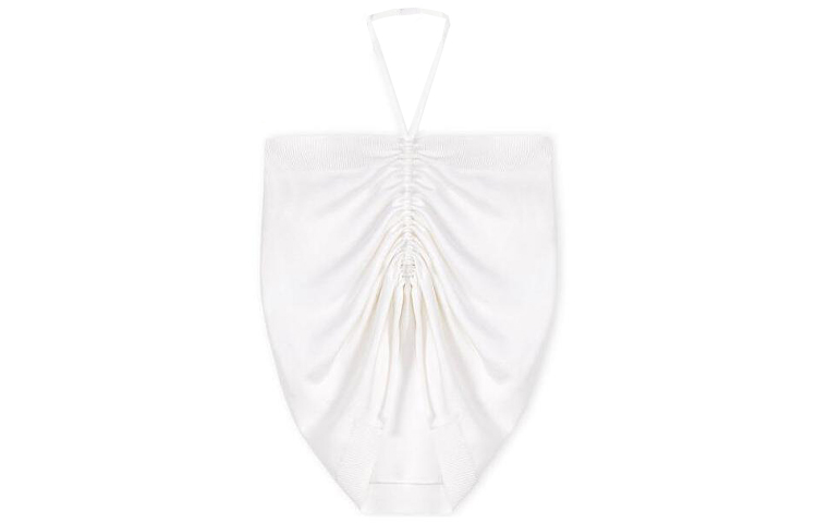 Order (W) LOEWE SS22 Paula’s Ibiza Top Halterneck Blanco Corto para Mujer. S616Y17K12-2100