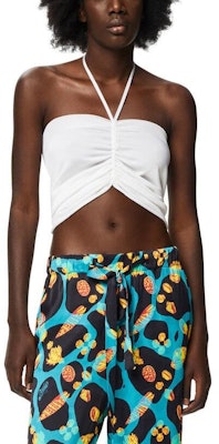 (W) LOEWE SS22 Paula’s Ibiza Top Halterneck Blanco Corto para Mujer. S616Y17K12-2100 Shop (W) LOEWE SS22 Paula’s Ibiza Top Halterneck Blanco Corto para Mujer. S616Y17K12-2100