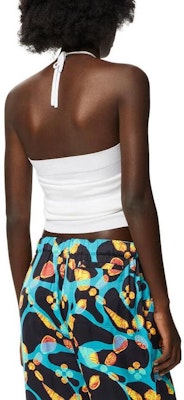 (W) LOEWE SS22 Paula’s Ibiza Top Halterneck Blanco Corto para Mujer. S616Y17K12-2100 Purchase (W) LOEWE SS22 Paula’s Ibiza Top Halterneck Blanco Corto para Mujer. S616Y17K12-2100