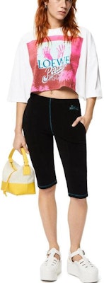 (W) Camiseta Manga Larga Crop Algodón LOEWE SS22 Paula''s Ibiza Palma Mujer Blanca. S616Y22X39-2016 Lookbook (W) Camiseta Manga Larga Crop Algodón LOEWE SS22 Paula''s Ibiza Palma Mujer Blanca. S616Y22X39-2016