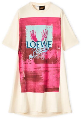 (W) LOEWE SS22 Paula''s Ibiza 棕榈树标志印花连衣裙 T恤 白色 S616Y51X18-2021 Order (W) LOEWE SS22 Paula''s Ibiza 棕榈树标志印花连衣裙 T恤 白色 S616Y51X18-2021