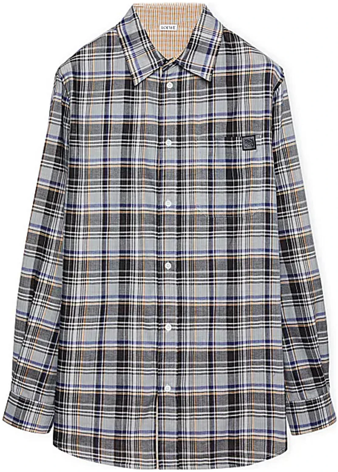 women-loewe-ss-23-black-checkered-logo-collared-long-sleeve-shirt-h526-y05-waf-1109