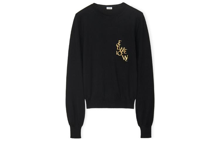 Order (W) LOEWE SS23 黑色标志挂饰休闲毛衣. S540Y14KCJ
