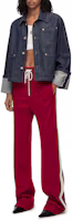 Lookbook (W) LOEWE SS23藍色牛仔外套,翻袖設計,鈕扣開襟款式。 S359Y13X36-2834