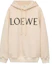 Buy (Women) LOEWE SS23 Casual Hoodie with Logo Print Cream White S359Y25X17-2110