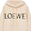 Details for (Women) LOEWE SS23 Casual Hoodie with Logo Print Cream White S359Y25X17-2110