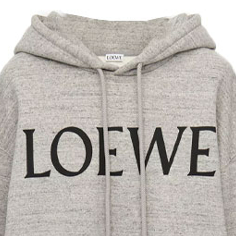 Details for (Women) LOEWE SS23  Casual Letter Print Hoodie Light Grey. S359Y25X15-1440