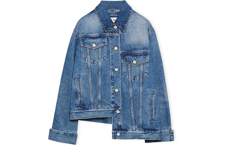 Order (W) LOEWE SS23 牛仔藍長袖外套附前口袋 S359Y50X25-5810