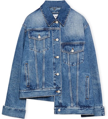 (Women) LOEWE SS23 Denim Blue Long-Sleeve Jacket with Front Pocket. S359Y50X25-5810 Order (Women) LOEWE SS23 Denim Blue Long-Sleeve Jacket with Front Pocket. S359Y50X25-5810