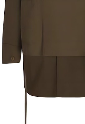 (Women) LOEWE SS23 Detachable Military Hooded Parka in Khaki Green. S540Y02X10-4160 Sizing (Women) LOEWE SS23 Detachable Military Hooded Parka in Khaki Green. S540Y02X10-4160