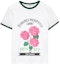 Buy (W) Camiseta Blanca LOEWE SS23 con Estampado Floral y Logotipo. S540Y22X29-9523