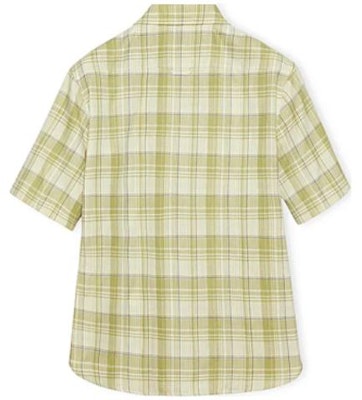 (W) LOEWE SS23 短袖綠色多彩格紋襯衫 H526Y05WAG-4108 Lookbook (W) LOEWE SS23 短袖綠色多彩格紋襯衫 H526Y05WAG-4108
