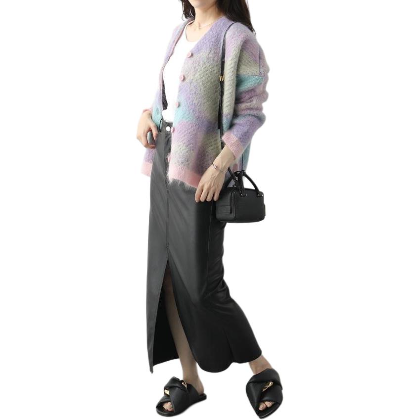 Details for (Women) LOEWE SS23  Single-Breasted Cardigan Sweater Long Sleeve - Multi-color S540Y16K27-9990