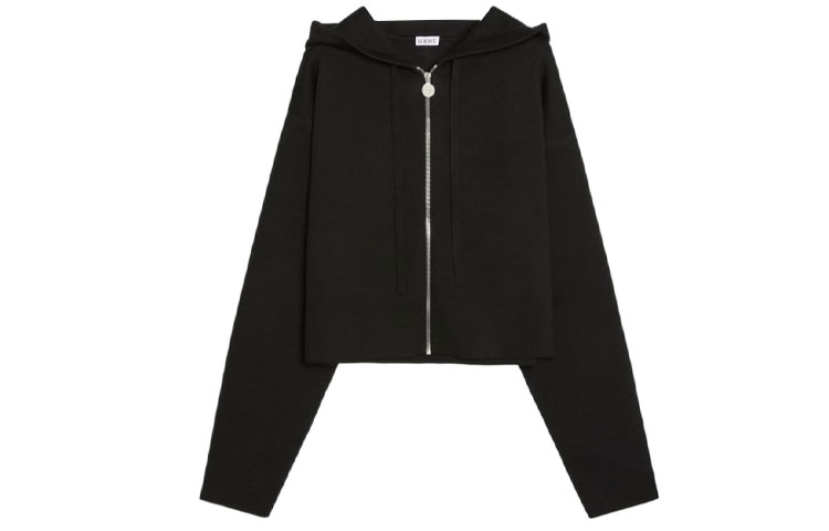 (Women) LOEWE SS23  Solid Color Hooded Zip-Up Casual Hoodie. S359Y16K42-2100 圖 7