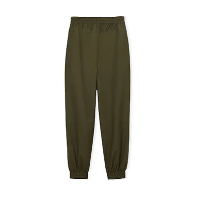 (Women) LOEWE SS23 Solid Color Logo Jogger Pants Khaki Brown. S540Y04XE1-6975