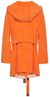 (Women) LOEWE SS23 Solid Jacquard Belted Long Sleeve Hoodie Jacket Orange. S616Y27X42-9100 Lookbook (Women) LOEWE SS23 Solid Jacquard Belted Long Sleeve Hoodie Jacket Orange. S616Y27X42-9100