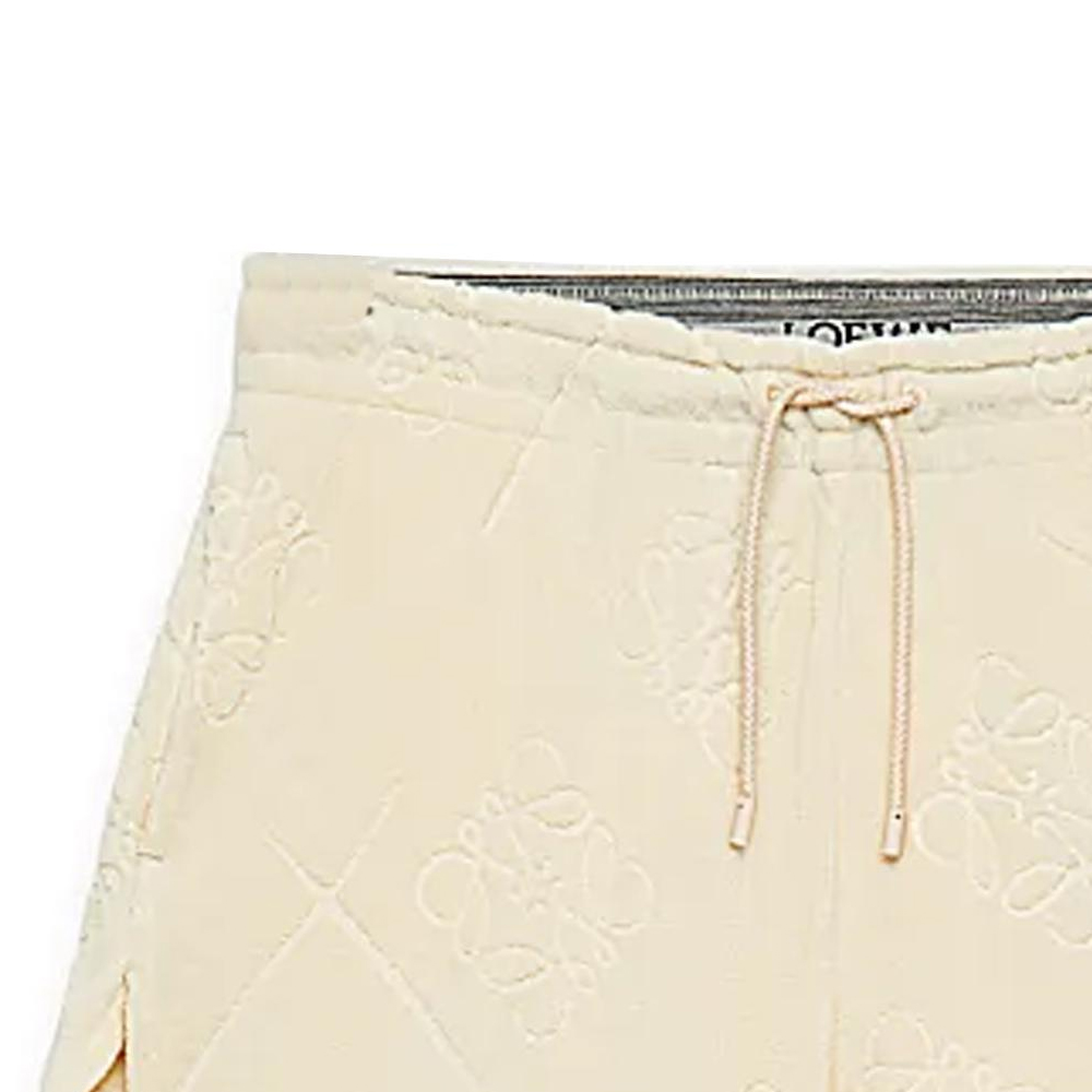 Details for (Women) LOEWE SS23  Straight-fit Jacquard Shorts in Linen Beige with Logo Design. S616Y27J08-2370