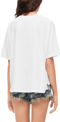 (W) LOEWE SS23 白色標誌刺繡短袖圓領T恤。 S616Y22J12-2112 Shop (W) LOEWE SS23 白色標誌刺繡短袖圓領T恤。 S616Y22J12-2112