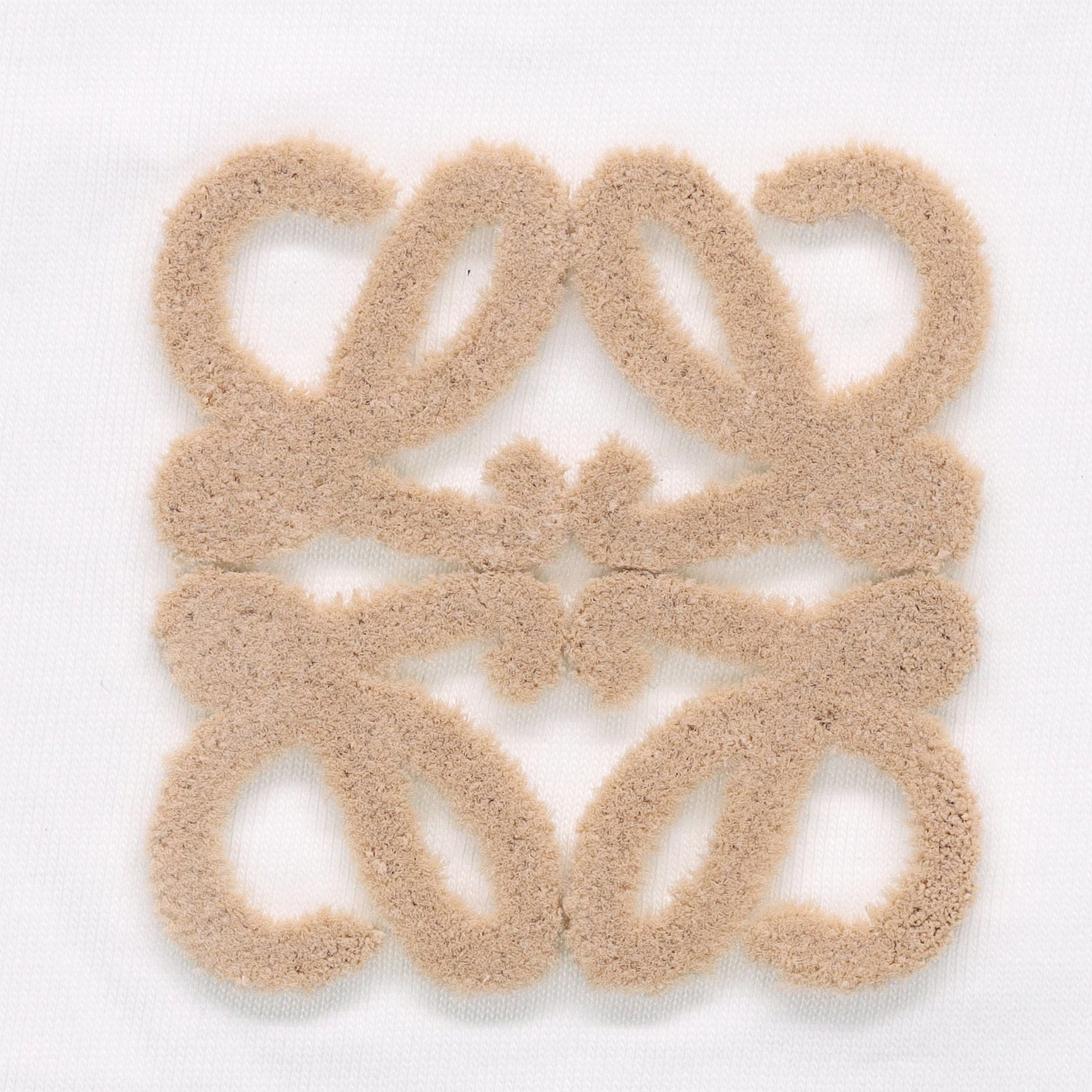 Details for (W) LOEWE SS23 白色標誌刺繡短袖圓領T恤。 S616Y22J12-2112