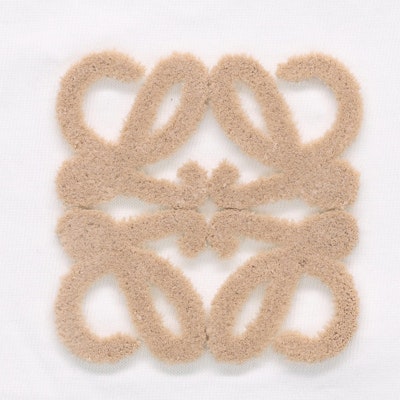 (W) LOEWE SS23 白色標誌刺繡短袖圓領T恤。 S616Y22J12-2112 Details for (W) LOEWE SS23 白色標誌刺繡短袖圓領T恤。 S616Y22J12-2112