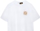 Sizing (W) LOEWE SS23 白色標誌刺繡短袖圓領T恤。 S616Y22J12-2112