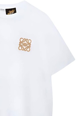 (W) LOEWE SS23 白色標誌刺繡短袖圓領T恤。 S616Y22J12-2112 Cheap (W) LOEWE SS23 白色標誌刺繡短袖圓領T恤。 S616Y22J12-2112