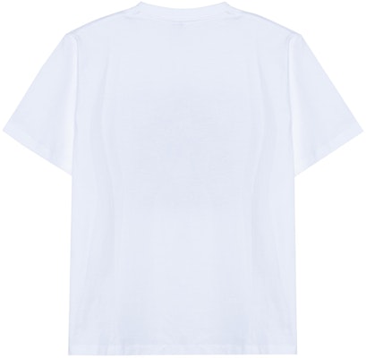 (W) 로에베 SS23 화이트 픽셀 아나그램 자수 모자이크 로고 티셔츠. S540Y22X35-8995 Lookbook (W) 로에베 SS23 화이트 픽셀 아나그램 자수 모자이크 로고 티셔츠. S540Y22X35-8995