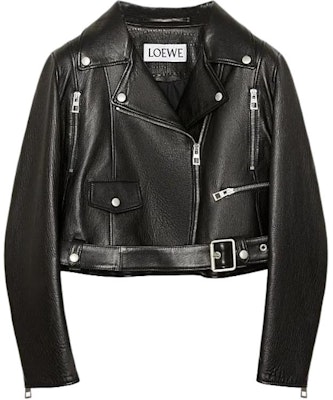 (Women) LOEWE SS23 Anthurium Print Biker Jacket Black S540Y19L51-1489 Buy (Women) LOEWE SS23 Anthurium Print Biker Jacket Black S540Y19L51-1489