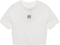 Buy (W) LOEWE SS23 標誌印花白色短版T恤 時尚秀系列 S540Y07XCD-2100