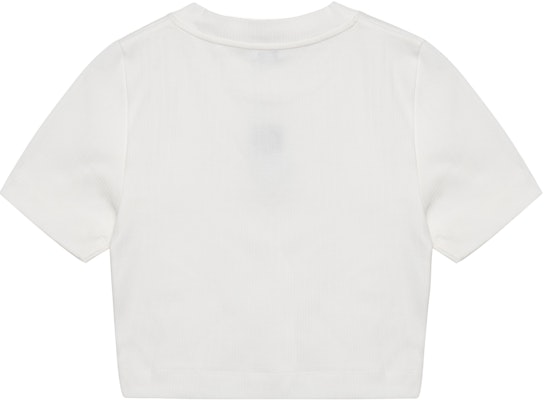 (W) LOEWE SS23 標誌印花白色短版T恤 時尚秀系列 S540Y07XCD-2100 Lookbook (W) LOEWE SS23 標誌印花白色短版T恤 時尚秀系列 S540Y07XCD-2100