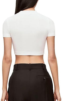 (W) LOEWE SS23 標誌印花白色短版T恤 時尚秀系列 S540Y07XCD-2100 Details for (W) LOEWE SS23 標誌印花白色短版T恤 時尚秀系列 S540Y07XCD-2100