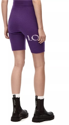 (Women) LOEWE SS23 Monogram Jacquard High-Waist Slim Fit Shorts Women Purple S359Y17K73-6100 Purchase (Women) LOEWE SS23 Monogram Jacquard High-Waist Slim Fit Shorts Women Purple S359Y17K73-6100