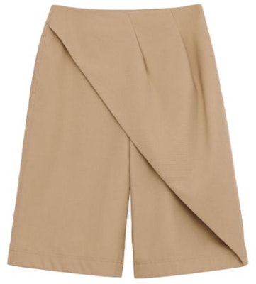 (Women) LOEWE SS24 Beige Wide-Leg Casual Zip Shorts. S540Y04XHL-2682 Order (Women) LOEWE SS24 Beige Wide-Leg Casual Zip Shorts. S540Y04XHL-2682