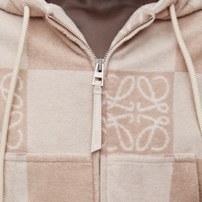 (W) LOEWE SS24 短版連帽外套植舊標誌 - 托斯卡尼米色 S616Y25X10-2240 Details for (W) LOEWE SS24 短版連帽外套植舊標誌 - 托斯卡尼米色 S616Y25X10-2240