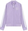 Buy (Women) LOEWE SS24 Logo Embroidered Zip-Up Jacket in Light Lilac Purple. S359Y52X02-5877