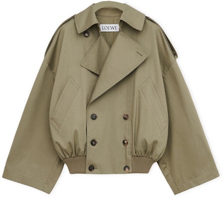 (Women) LOEWE SS24 Military Green Double-Breasted Short Jacket. S540Y02XAW-4430 Buy (Women) LOEWE SS24 Military Green Double-Breasted Short Jacket. S540Y02XAW-4430