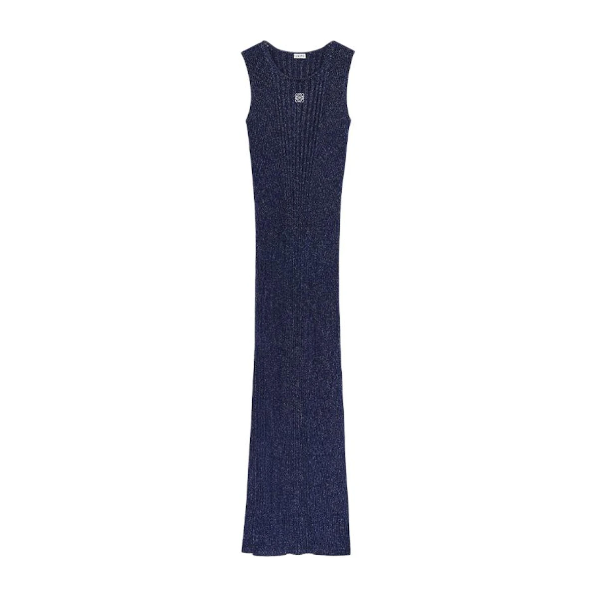 Buy (Women) LOEWE SS24 Navy Sleeveless Knit Dress with Logo Embroidery and Side Slits. S359Y15KA2-5120 - Novelship Buy (Women) LOEWE SS24 Navy Sleeveless Knit Dress with Logo Embroidery and Side Slits. S359Y15KA2-5120 - Novelship