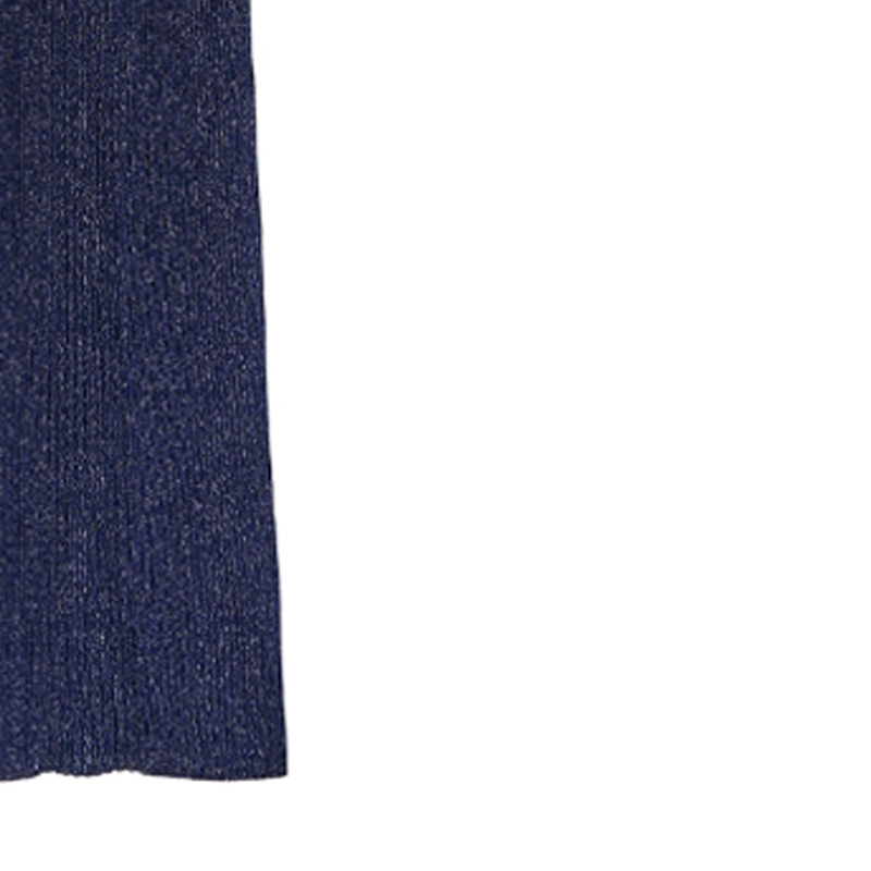 Sizing (W) 罗意威SS24海军蓝无袖针织连衣裙，徽标刺绣及侧开叉设计。 S359Y15KA2-5120