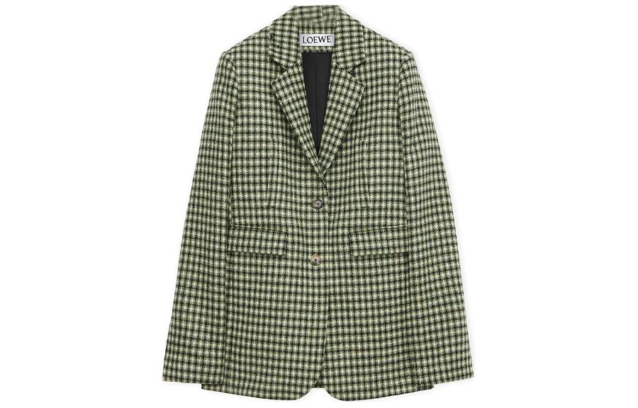 Order (W) LOEWE SS24 修身格紋單排扣外套 多色 S540Y03XAB-8532