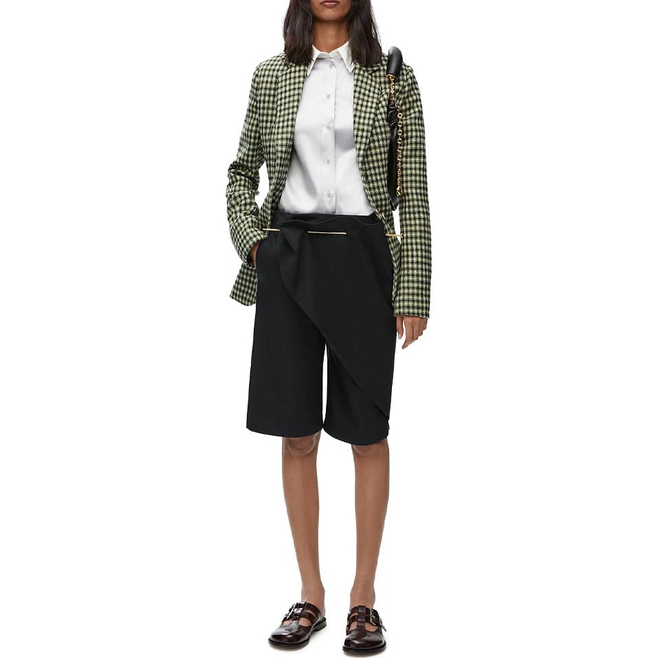 Lookbook (W) LOEWE SS24 修身格紋單排扣外套 多色 S540Y03XAB-8532