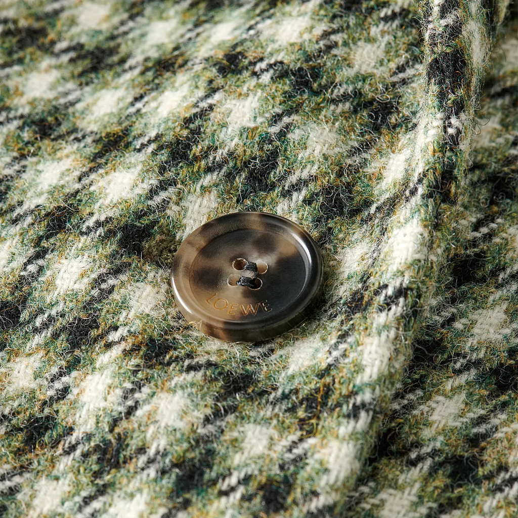 Sizing (W) LOEWE SS24 修身格紋單排扣外套 多色 S540Y03XAB-8532