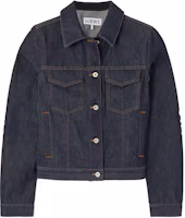 Order (W) LOEWE SS24 單色長袖牛仔外套 藍色 S359Y50X59-2834